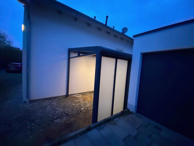 Terrassenüberdachung mit Schiebeelemente in Krefeld