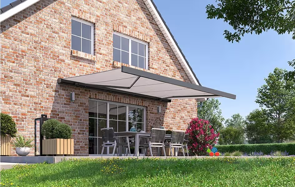 Terrassenüberdachung mit Schiebeelemente in Krefeld
